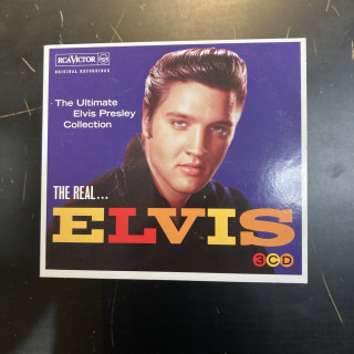 Elvis Presley - The Real... Elvis (The Ultimate Collection) 3CD (VG+/VG+) -rock n roll-